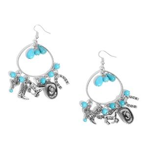 Western Charms Turquoise Earrings